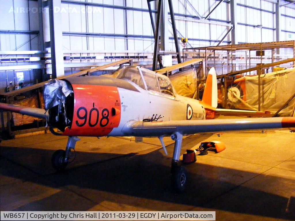WB657, 1950 De Havilland DHC-1 Chipmunk T.10 C/N C1/0096, Royal Navy Historic Flight DHC.1 Chipmunk T.10, in full RN colours