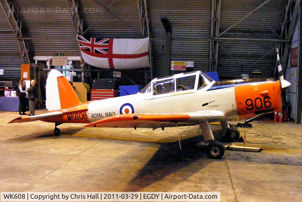 WK608, 1952 De Havilland DHC-1 Chipmunk T.10 C/N C1/0617, Royal Navy Historic Flight DHC-1 Chipmunk T.10