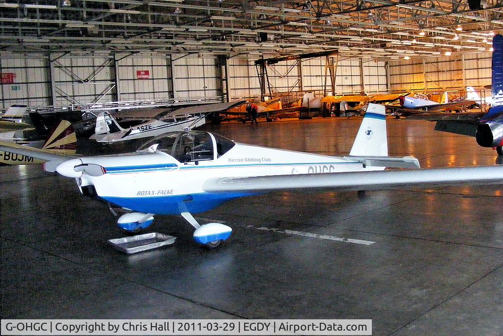 G-OHGC, 2004 Scheibe SF-25C Falke C/N 44695, inside the 727 NAS Hangar