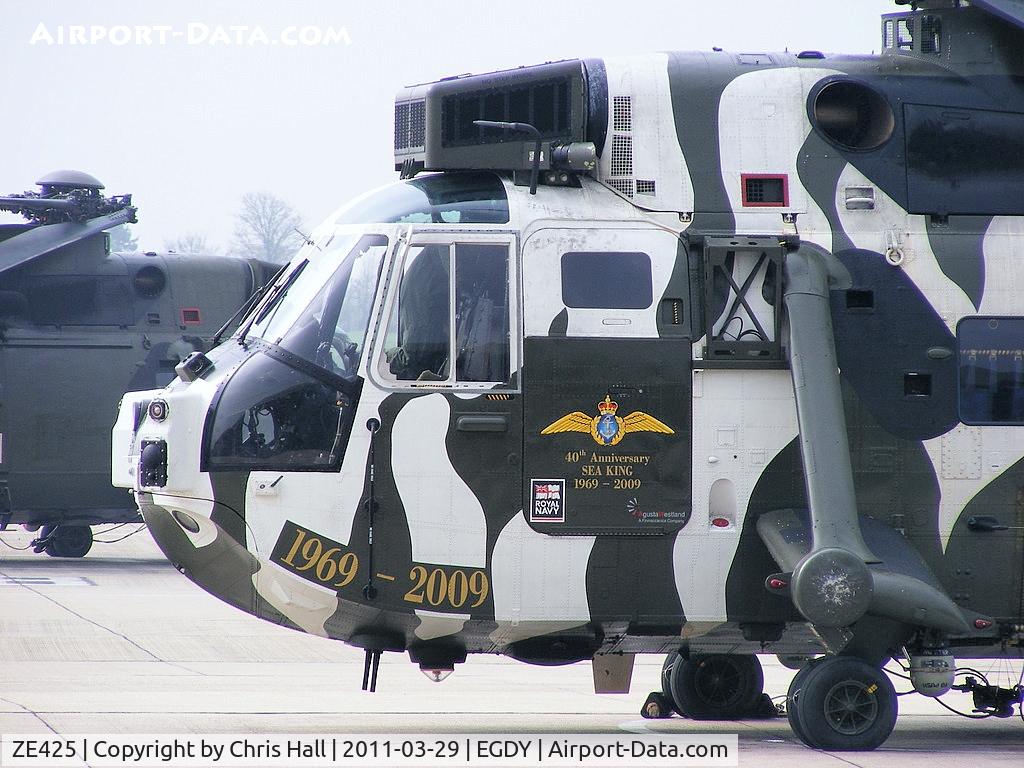 ZE425, 1985 Westland Sea King HC.4 C/N WA952, with 