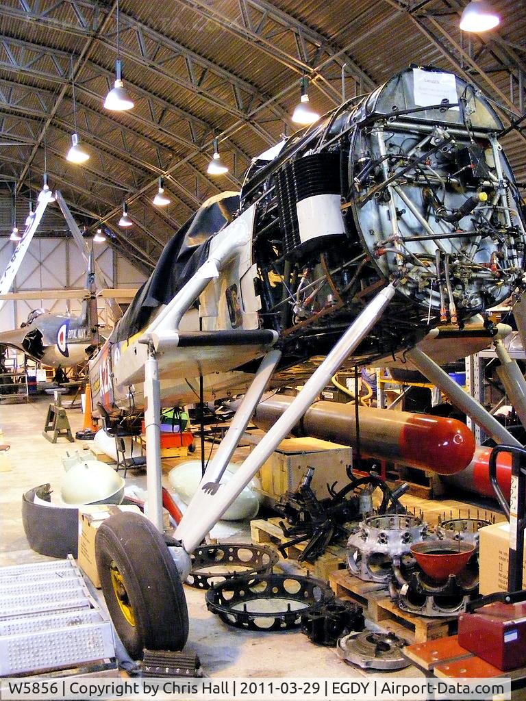 W5856, 1941 Fairey Swordfish Mk.II C/N B3593 Unconfirmed, The wings are at BAe Brough, hopefully to return 9.11, engine on overhaul, the aim is for this Swordfish to be airworthy again for 2012