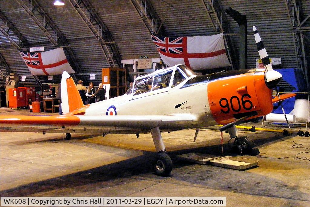 WK608, 1952 De Havilland DHC-1 Chipmunk T.10 C/N C1/0617, Royal Navy Historic Flight DHC-1 Chipmunk T.10