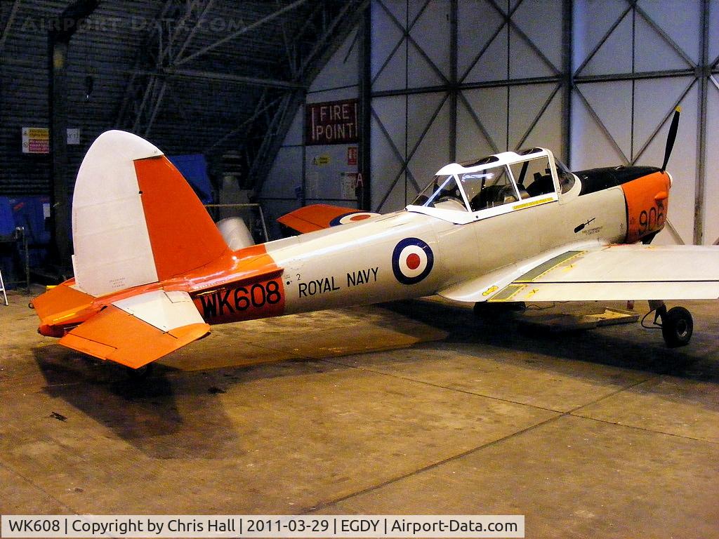 WK608, 1952 De Havilland DHC-1 Chipmunk T.10 C/N C1/0617, Royal Navy Historic Flight DHC-1 Chipmunk T.10