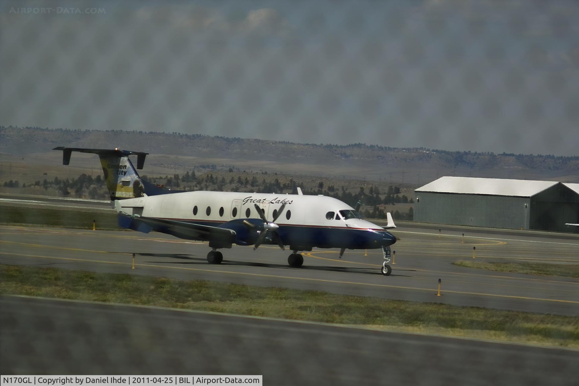 N170GL, 1995 Beech 1900D C/N UE-170, Great Lakes Beech 1900 @ BIL   Experimenting with an old Pentax Super Takumar 135mm screwmount lens