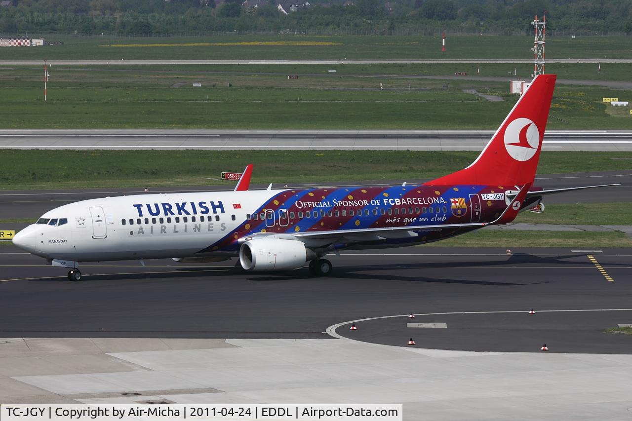 TC-JGY, 2008 Boeing 737-8F2 C/N 35738, Turkish Airlines, Name: Manavgat