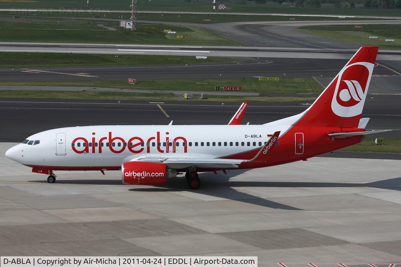D-ABLA, 2007 Boeing 737-76J C/N 36114, Air Berlin