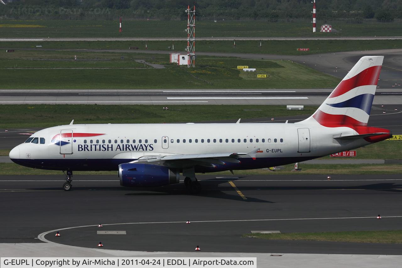 G-EUPL, 2000 Airbus A319-131 C/N 1239, British Airways