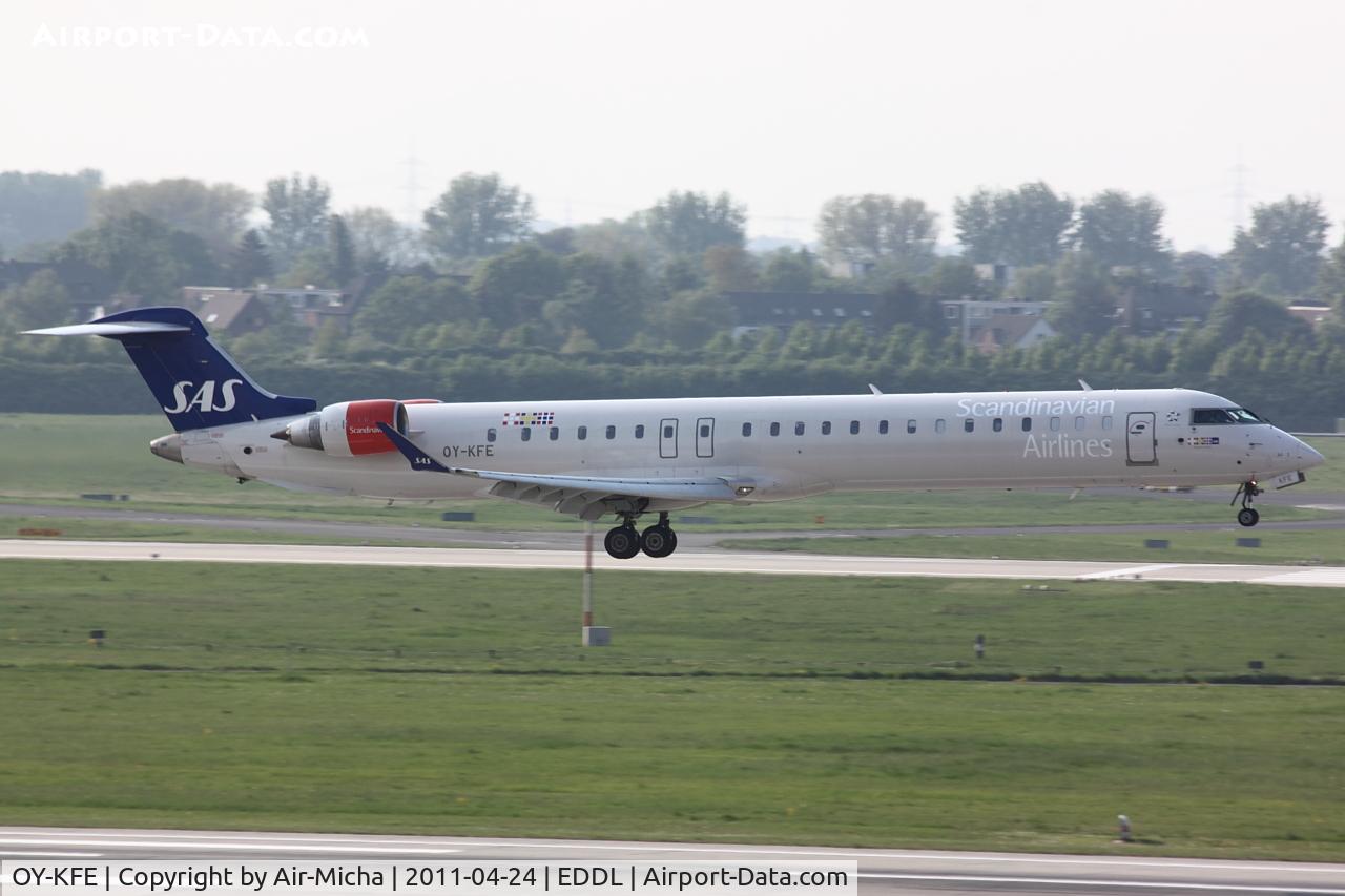 OY-KFE, 2009 Bombardier CRJ-900ER (CL-600-2D24) C/N 15224, SAS, Name: Ingemar Viking