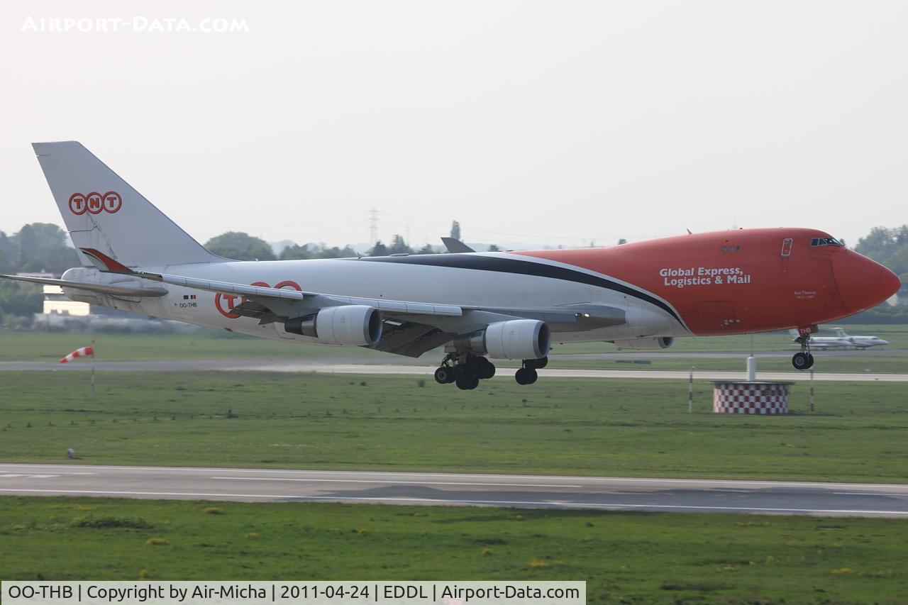 OO-THB, 2007 Boeing 747-4HAERF C/N 35234, TNT Airways, Name: Ken Thomas