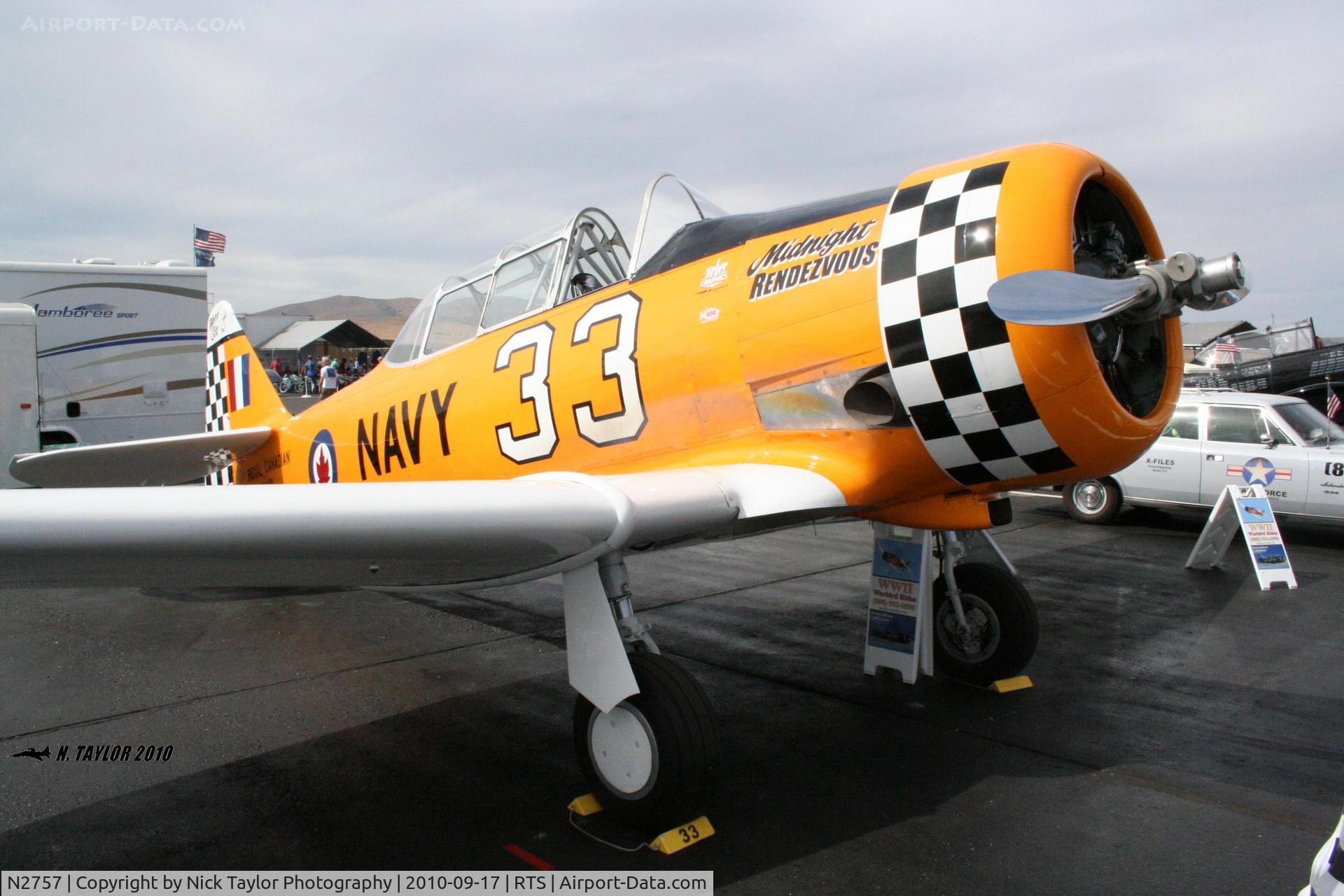 N2757, 1941 North American AT-6C Harvard IIA C/N 66-2490, 