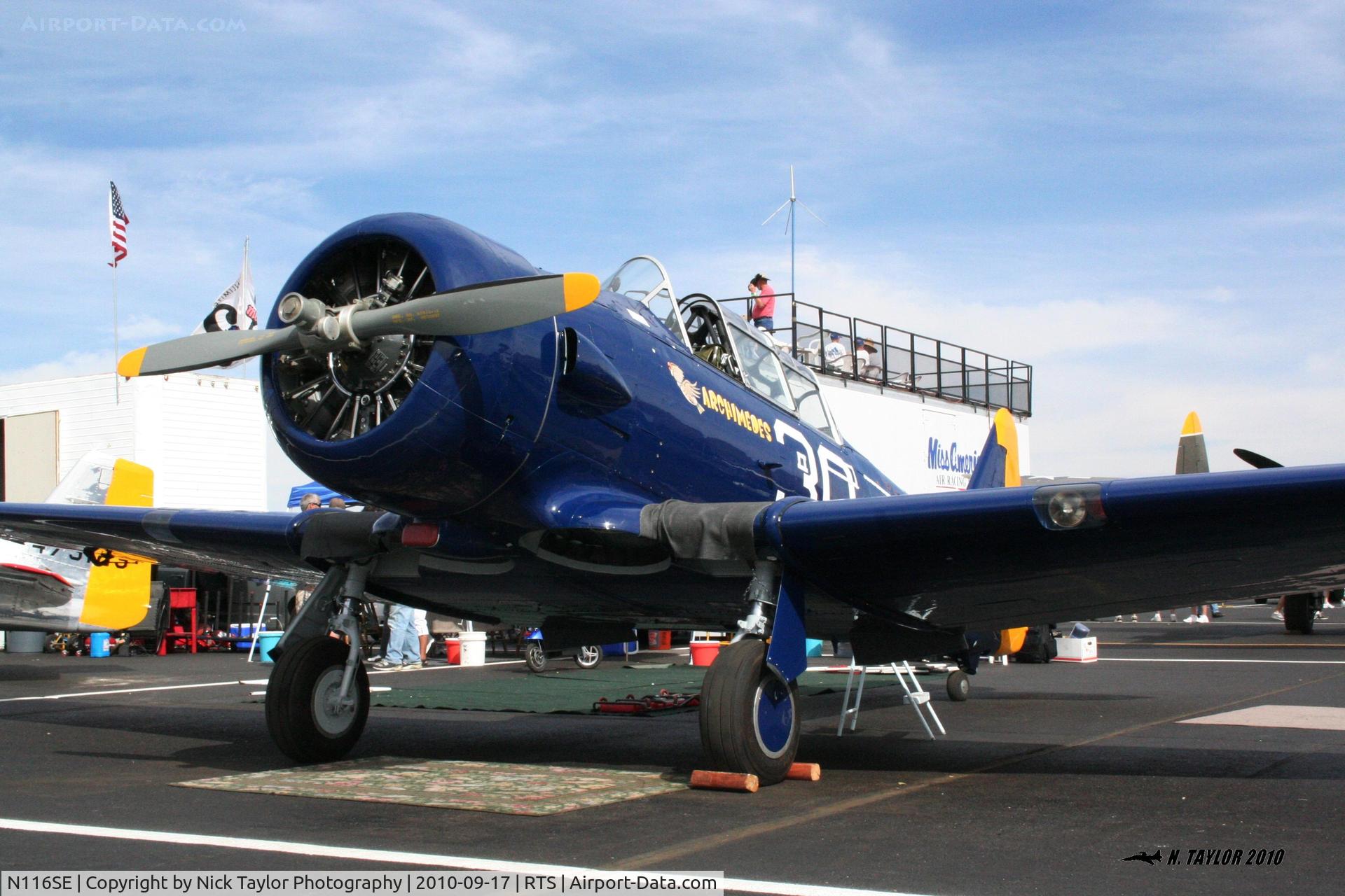 N116SE, 1959 North American T-6G Texan C/N 168-406, Archimedes Race #30 at the Reno Air races