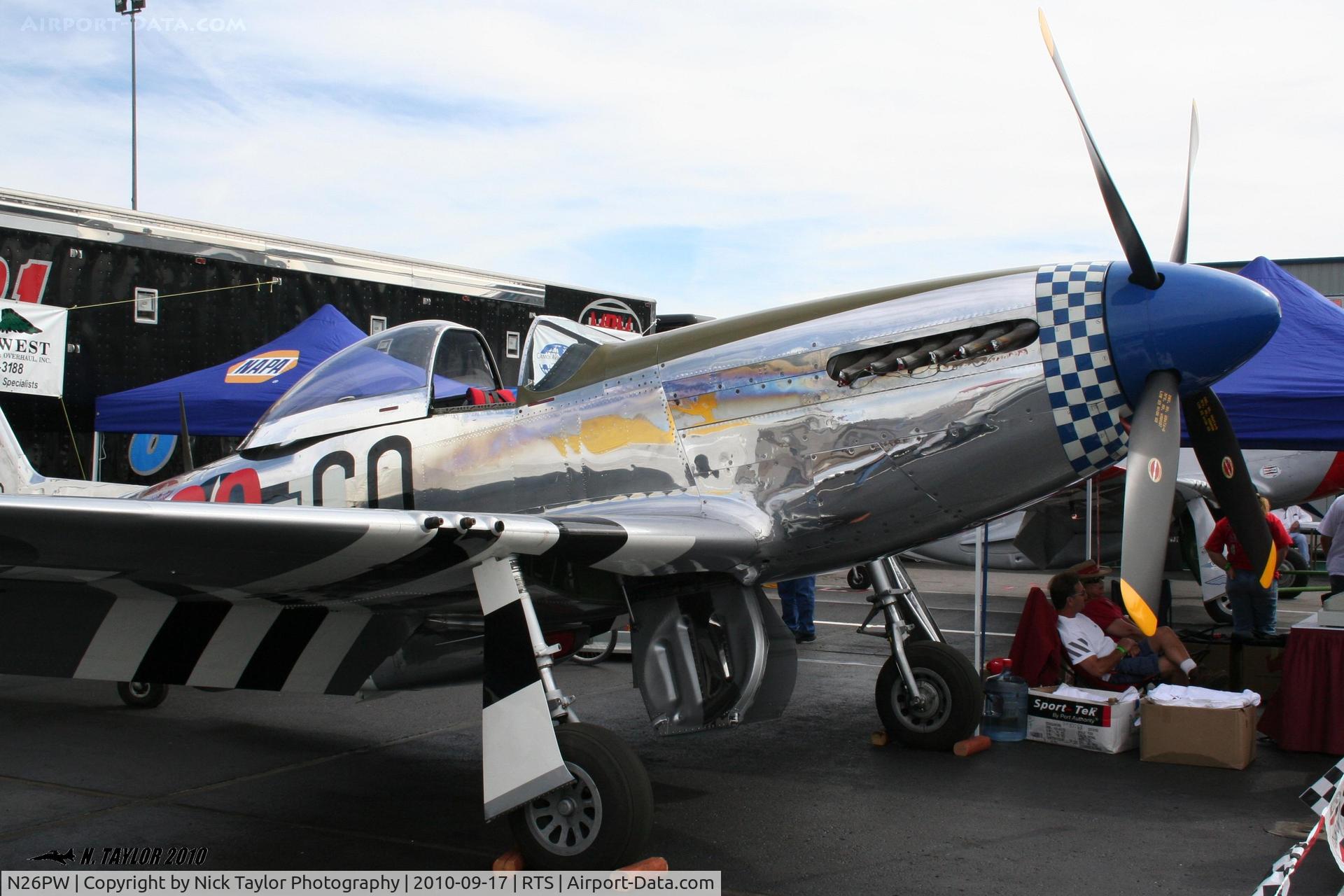N26PW, 1944 North American P-51D Mustang C/N 122-31427 (44-63701), The Grim Reaper from Minden, Nv.