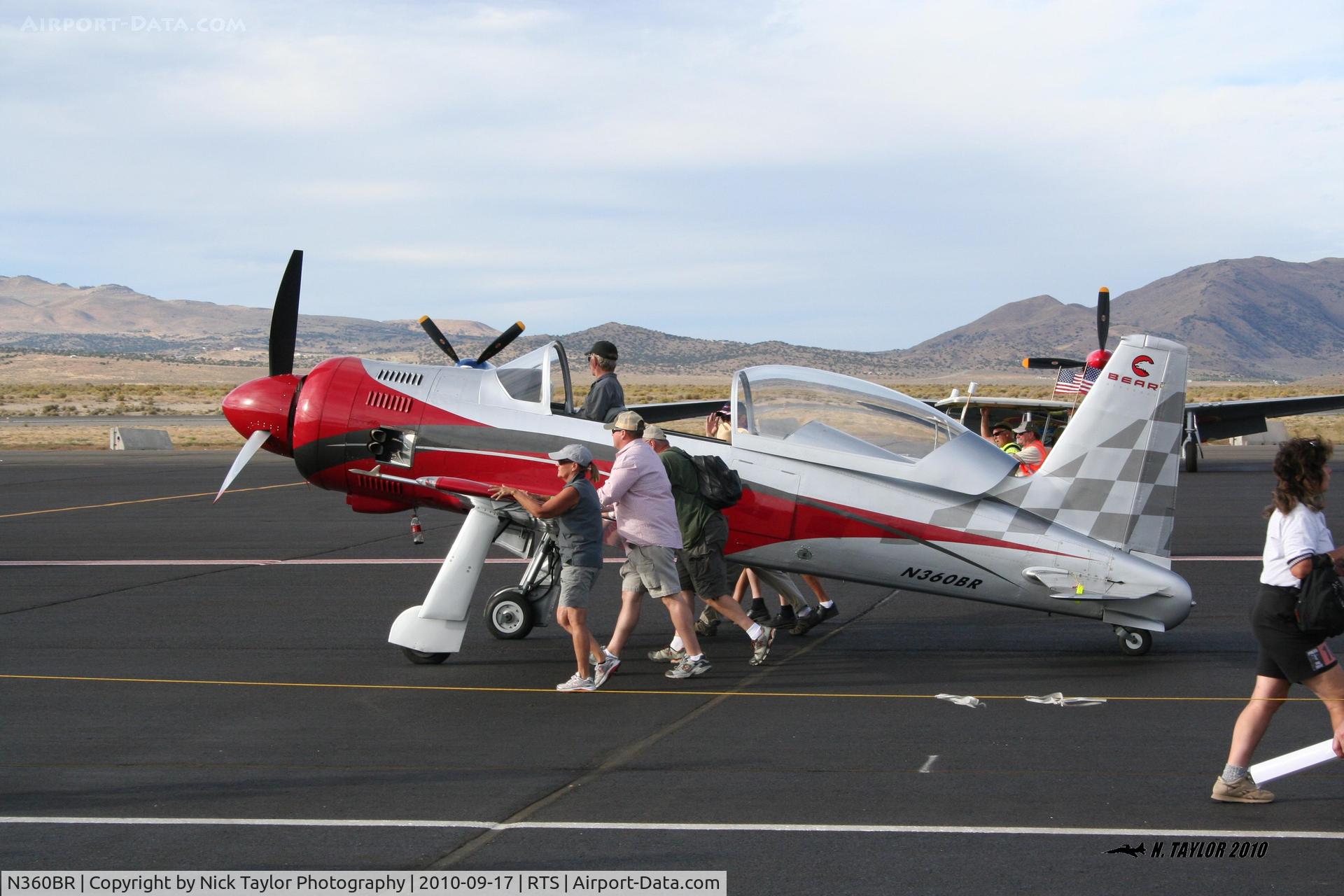 N360BR, 2000 Holm Skip Bear 360 C/N BR001, Bear 360 with Skip Holm in the cockpit
