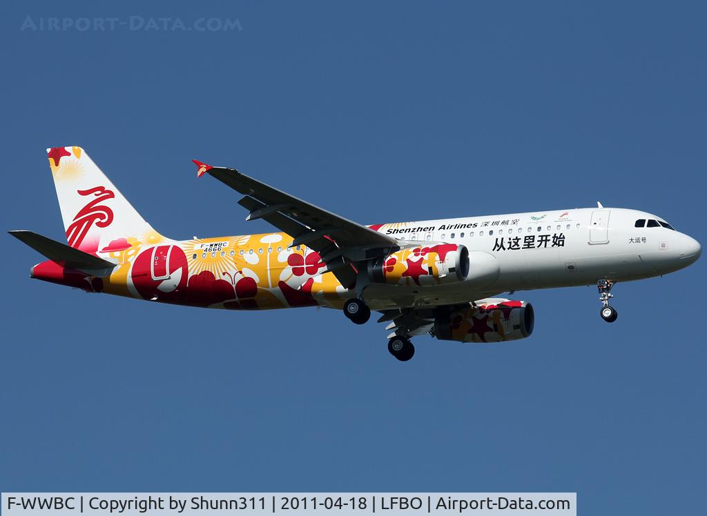 F-WWBC, 2011 Airbus A320-232 C/N 4666, Full special tail c/s