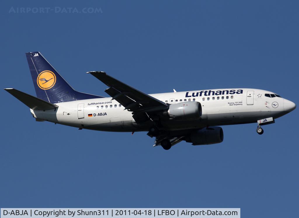 D-ABJA, 1991 Boeing 737-530 C/N 25270, Landing rwy 14L
