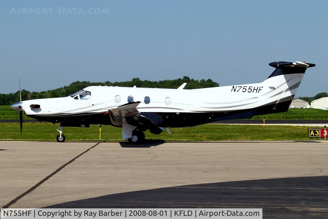 N755HF, 2006 Pilatus PC-12/47 C/N 755, Pilatus PC-12/47 [755] Fond du Lac County~N 01/08/2008