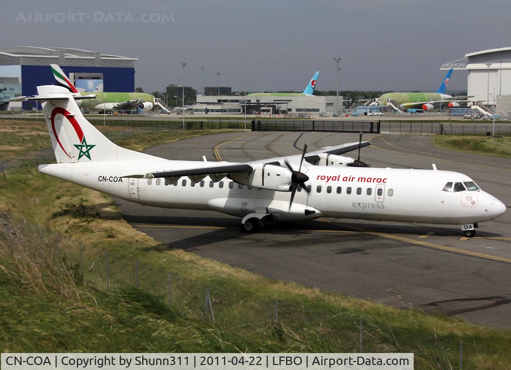 CN-COA, 1995 ATR 72-202 C/N 441, On overhaul at Latecoere Aeroservices factory...