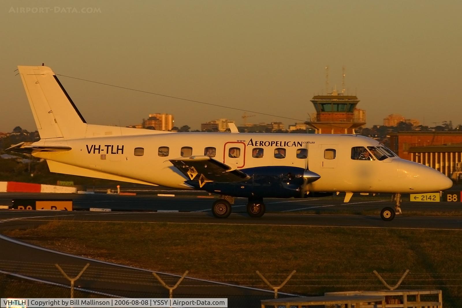 VH-TLH, 1982 Embraer EMB-110P1 Bandeirante C/N 110407, early arrival