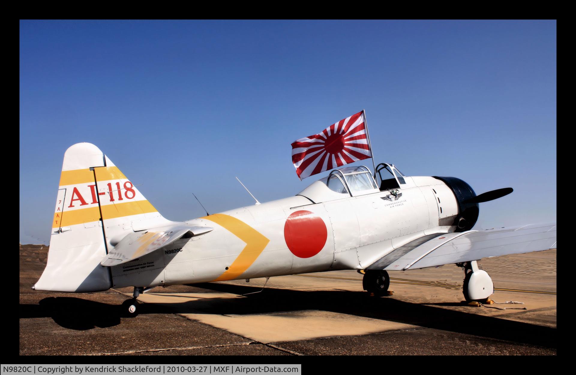 N9820C, 1945 North American SNJ-6 Texan C/N 121-43036, SNJ-6 Texan 