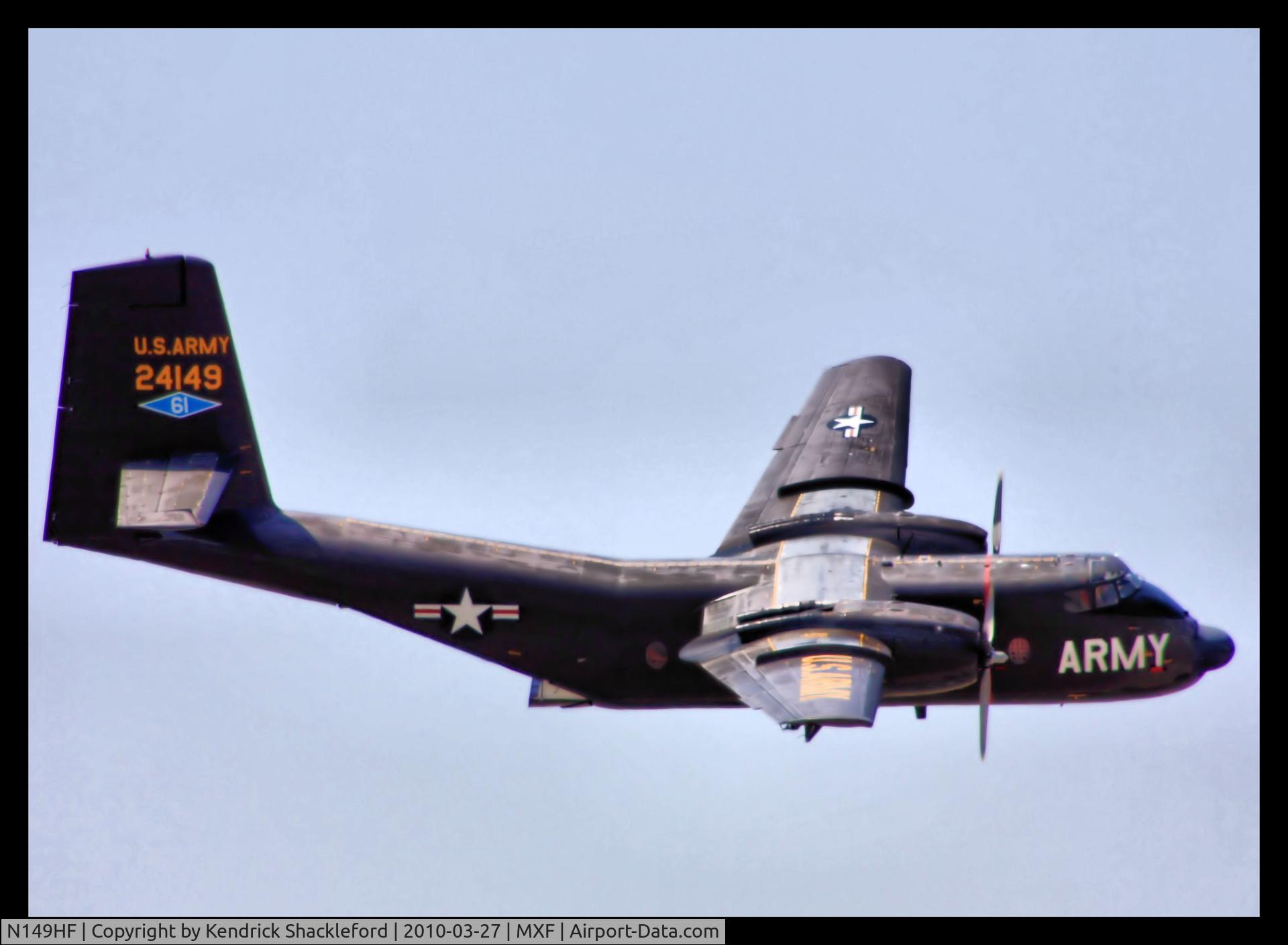 N149HF, 1962 De Havilland Canada DHC-4A Caribou C/N 85, Montgomery, AL Maxwell AFB