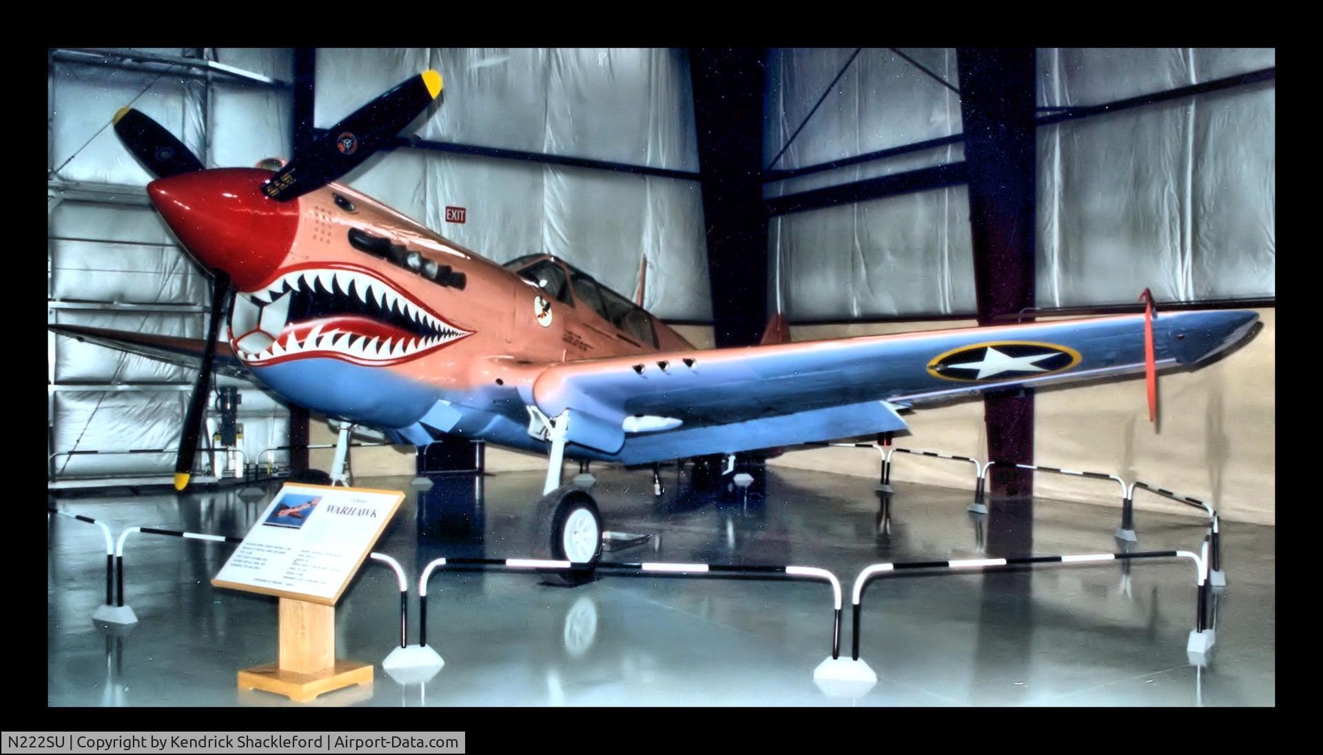 N222SU, 1944 Curtiss P-40N Warhawk C/N 33359, Kalamazoo Aviation History Museum, Kalamazoo, MI