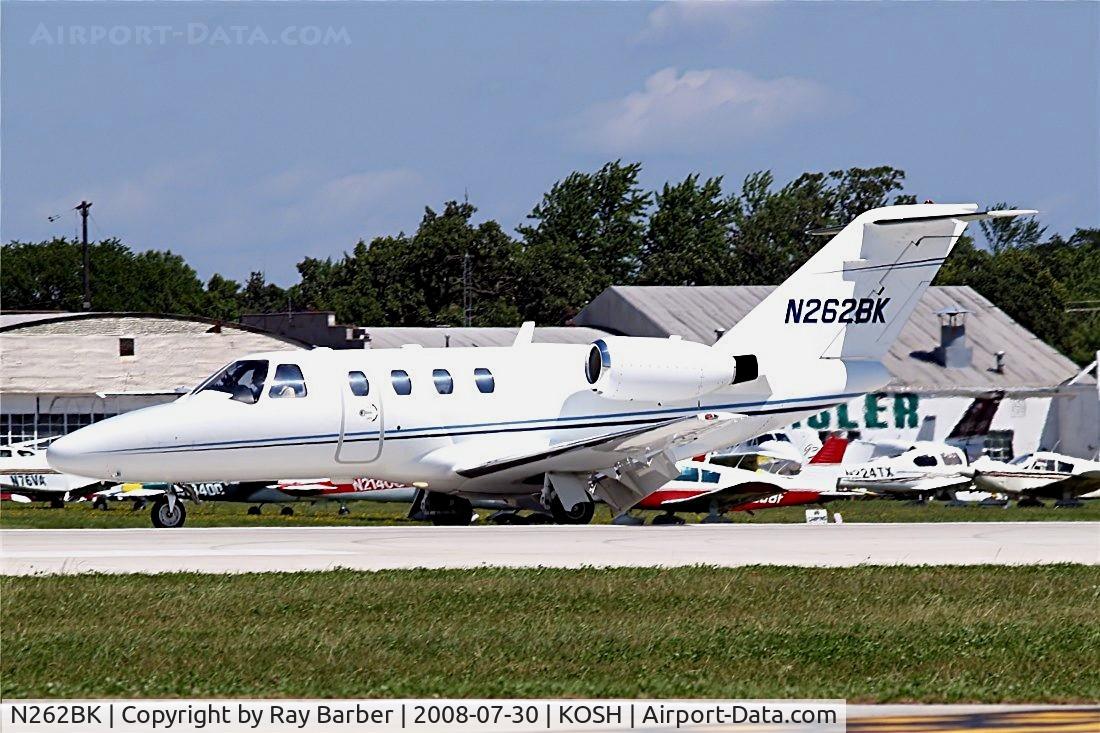 N262BK, 1998 Cessna 525 CitationJet C/N 525-0262, Cessna CitationJet [525-0262] Oshkosh~N 30/07/2008