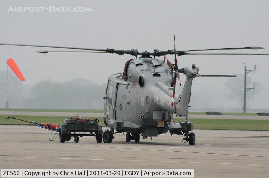 ZF562, Westland Lynx HMA.8 C/N 339, on the 815 Sqdn Lynx apron