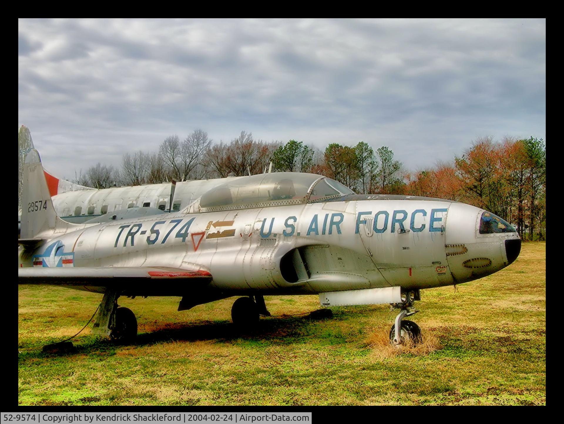 52-9574, 1952 Lockheed T-33A-1-LO Shooting Star C/N 580-8205, Mercer Field
Calhoun, GA
2006