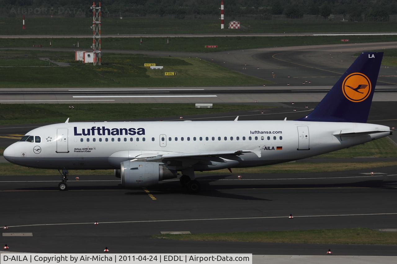 D-AILA, 1996 Airbus A319-114 C/N 609, Lufthansa, Name: Frankfurt/ Oder