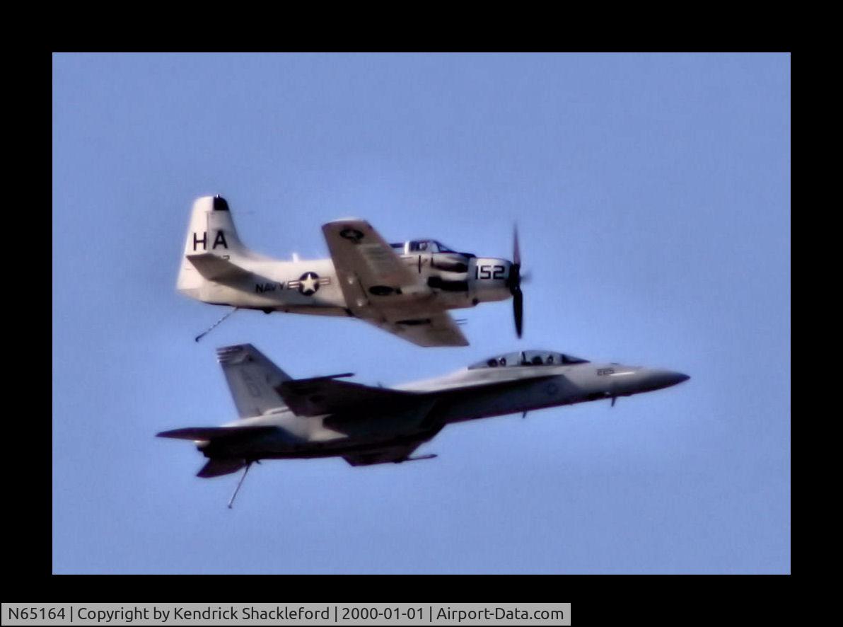 N65164, 1955 Douglas EA-1E Skyraider AD-5W C/N 55-471DH, Maxwell AFB  Montgomery, AL
03-10