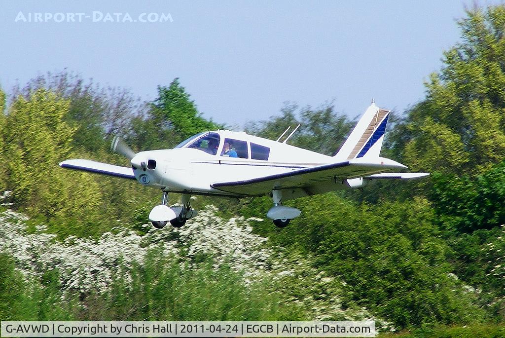 G-AVWD, 1967 Piper PA-28-140 Cherokee C/N 28-23700, visitor to Barton