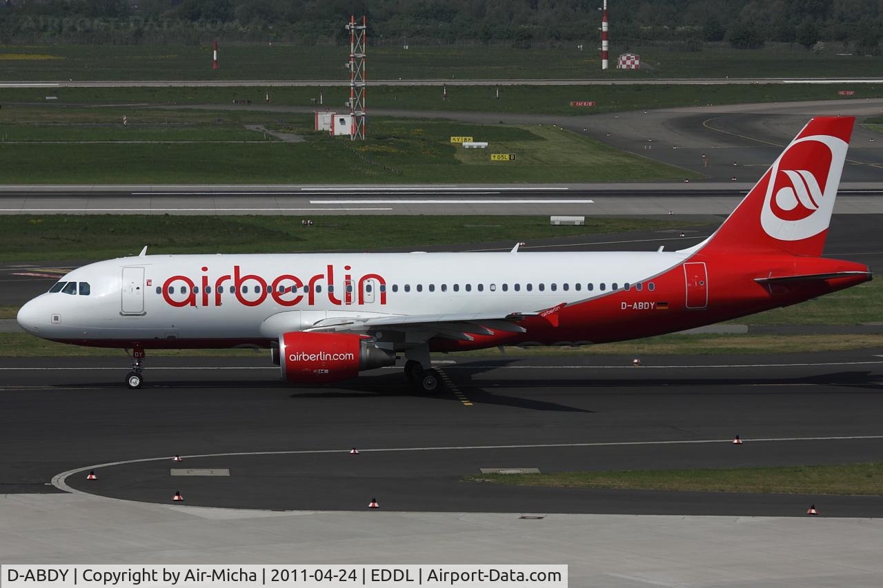 D-ABDY, 2009 Airbus A320-214 C/N 4013, Air Berlin, Airbus A320-214, CN: 4013