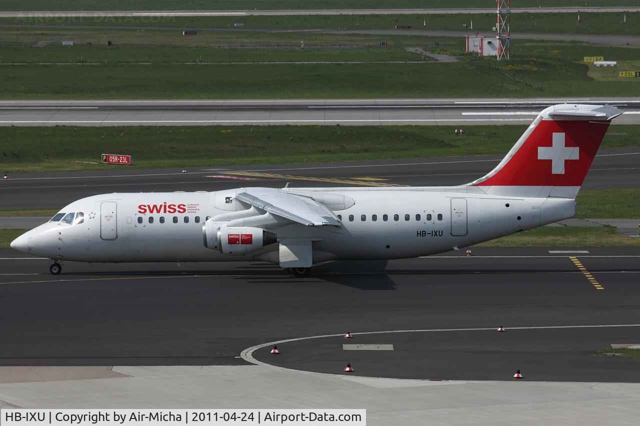 HB-IXU, 1995 British Aerospace Avro 146-RJ100 C/N E3276, Swissair