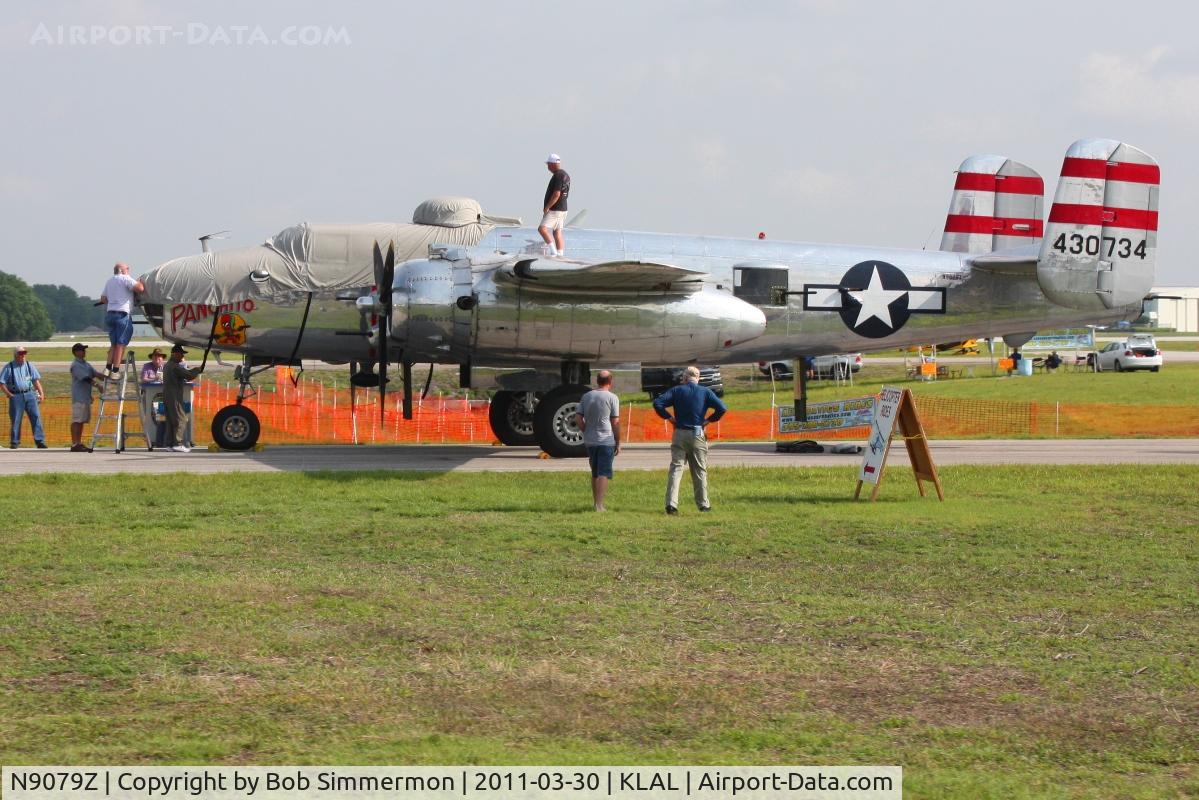 N9079Z, 1944 North American TB-25N Mitchell C/N 108-34009, On display at Sun N Fun 2011 - Lakeland, FL