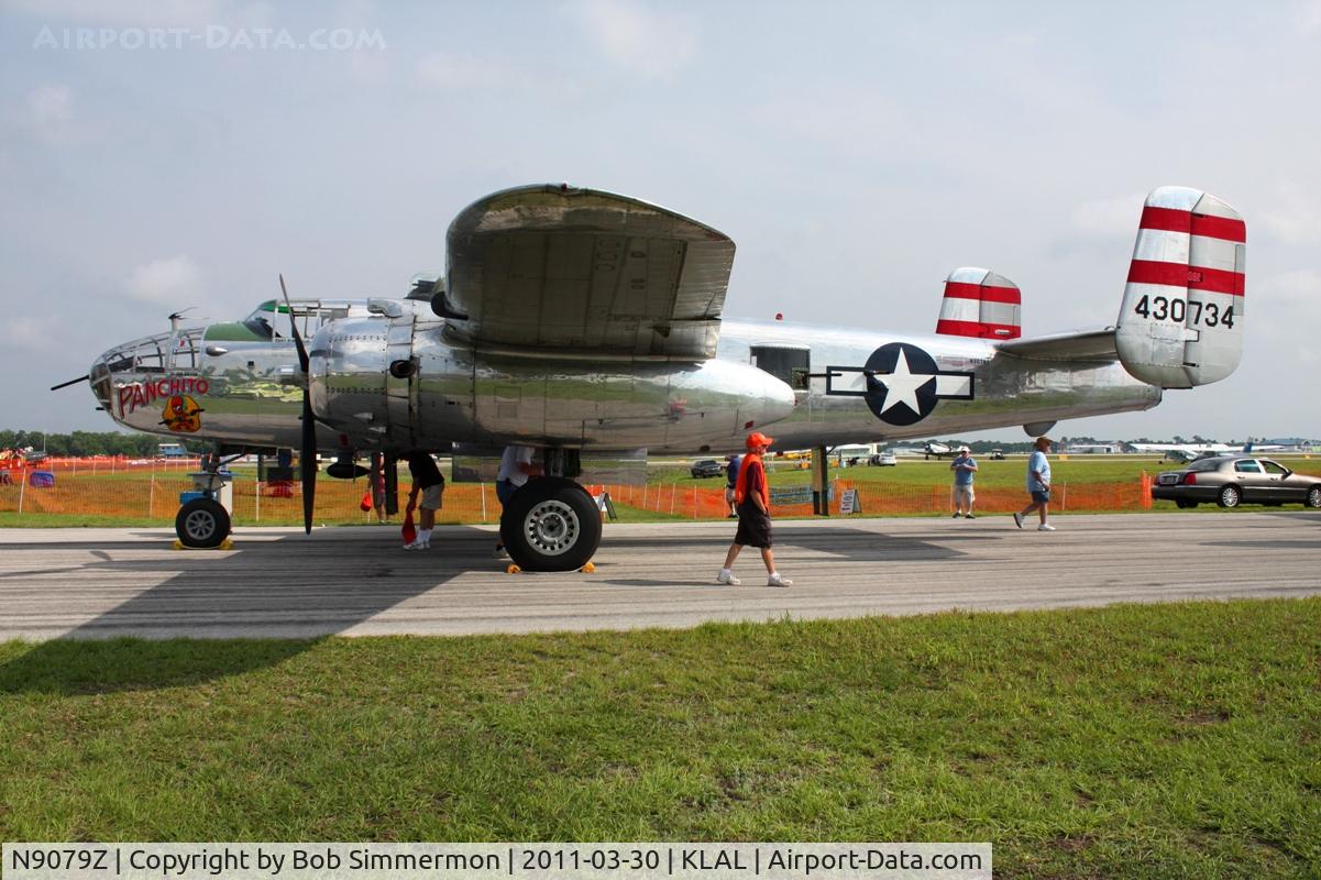 N9079Z, 1944 North American TB-25N Mitchell C/N 108-34009, On display at Sun N Fun 2011 - Lakeland, FL