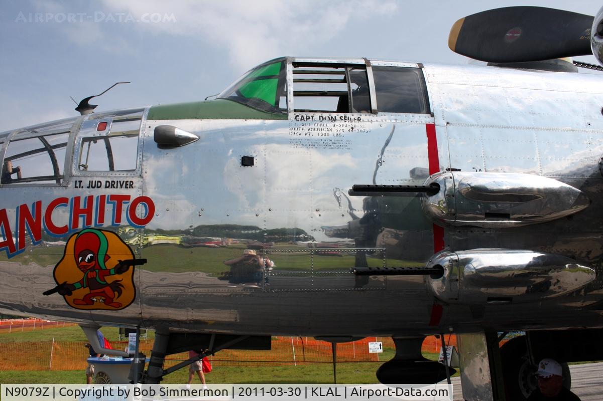 N9079Z, 1944 North American TB-25N Mitchell C/N 108-34009, On display at Sun N Fun 2011 - Lakeland, FL