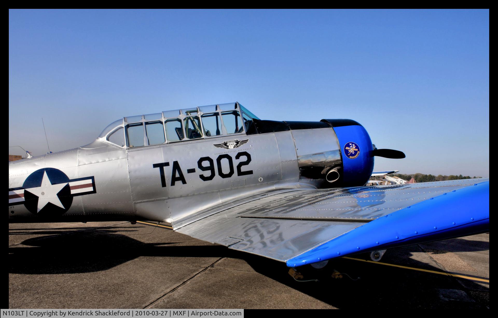 N103LT, 1943 North American SNJ-4 Texan C/N 88-12097, Maxwell AFB  -  Montgomery, AL
March 2010