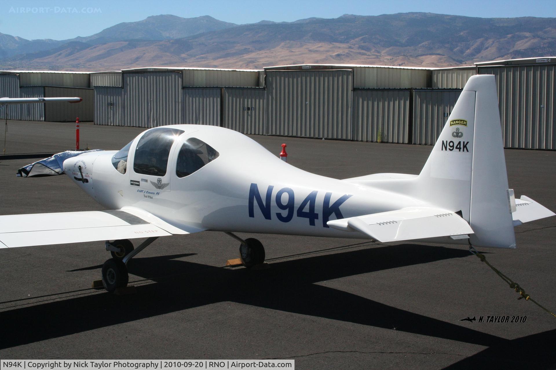 N94K, 1997 Kindig Richard K TR-1 C/N 095, Parked at RNO