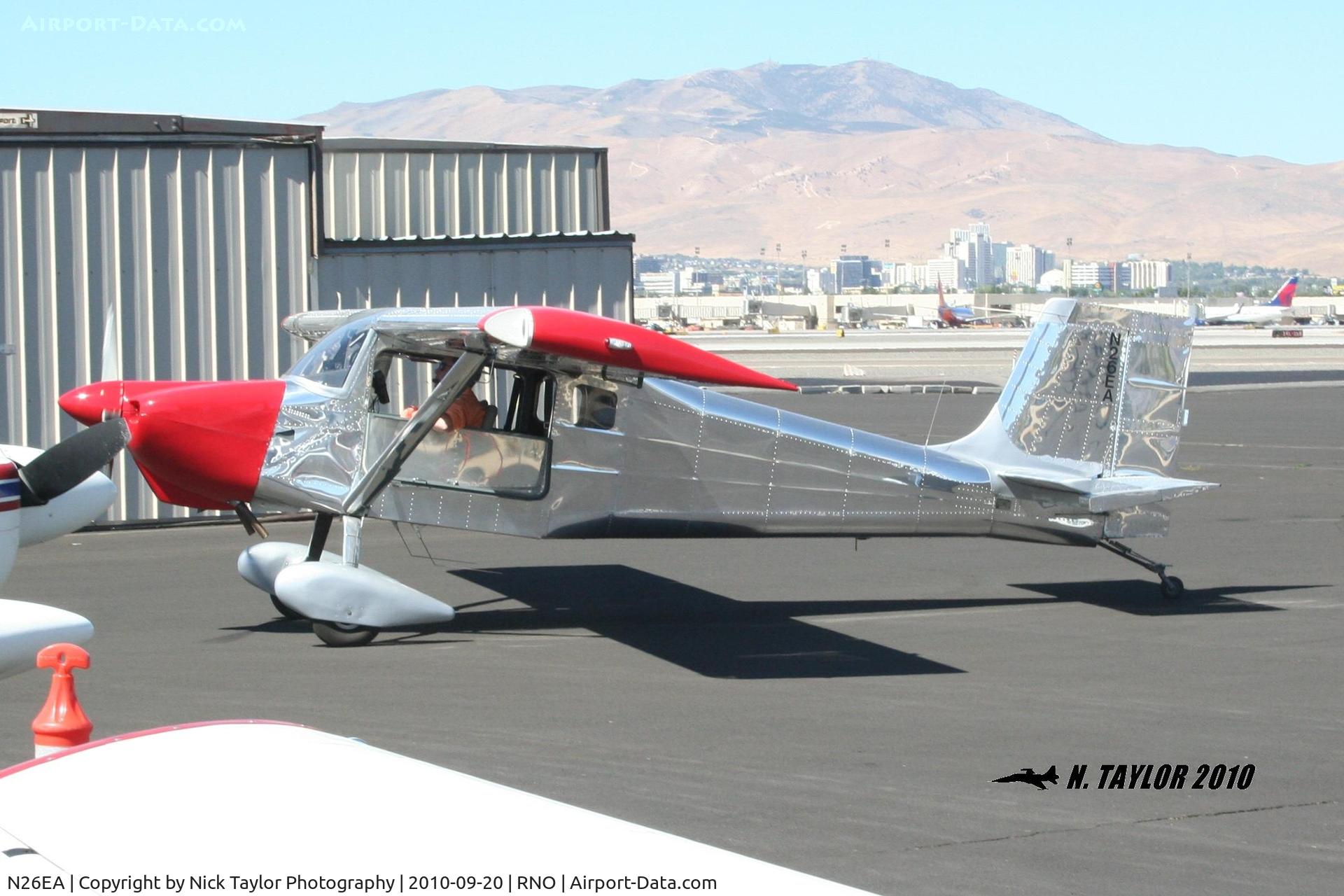 N26EA, 2005 Murphy Elite C/N 716E, Taxiing in to the FBO at RNO
