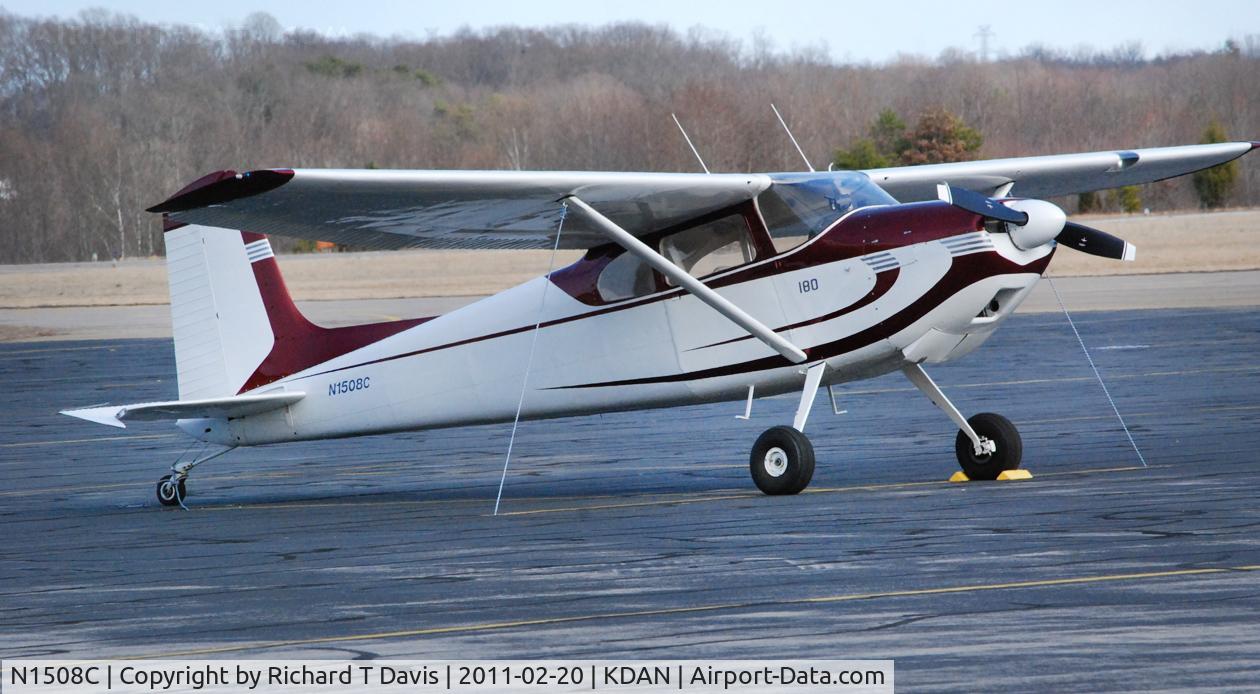 N1508C, 1953 Cessna 180 C/N 30208, 1953 Cessna 180 in Danville Va...