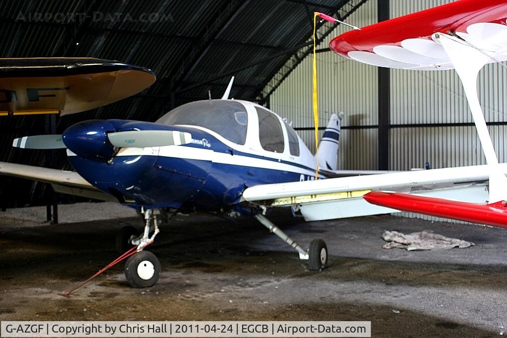G-AZGF, 1969 Beagle B-121 Pup Series 2 (Pup 150) C/N B121-076, in long term storage at Barton