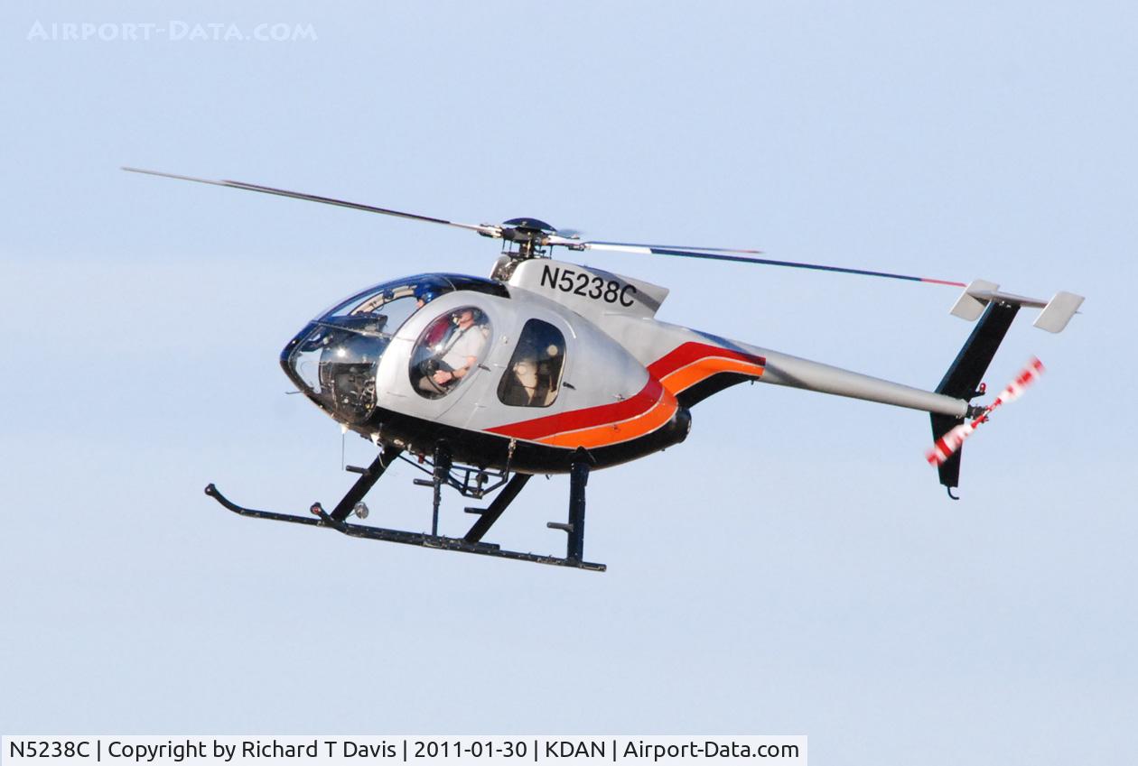 N5238C, Hughes 369E C/N 0151E, Hughes 369E in Danville Va..