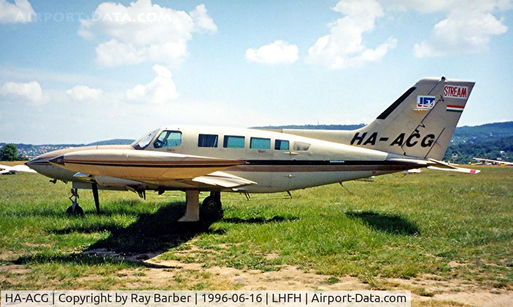 HA-ACG, 1992 Cessna 402B Businessliner III C/N 402B-1222, Cessna 402B Businessliner [402B-1222] Farkashegy~HA 16/06/1996
