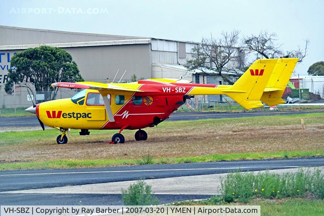 VH-SBZ, 1974 Cessna 337G Super Skymaster C/N 33701590, Cessna 337G Super Skymaster [337-01590] Essendon~VH 20/03/2007