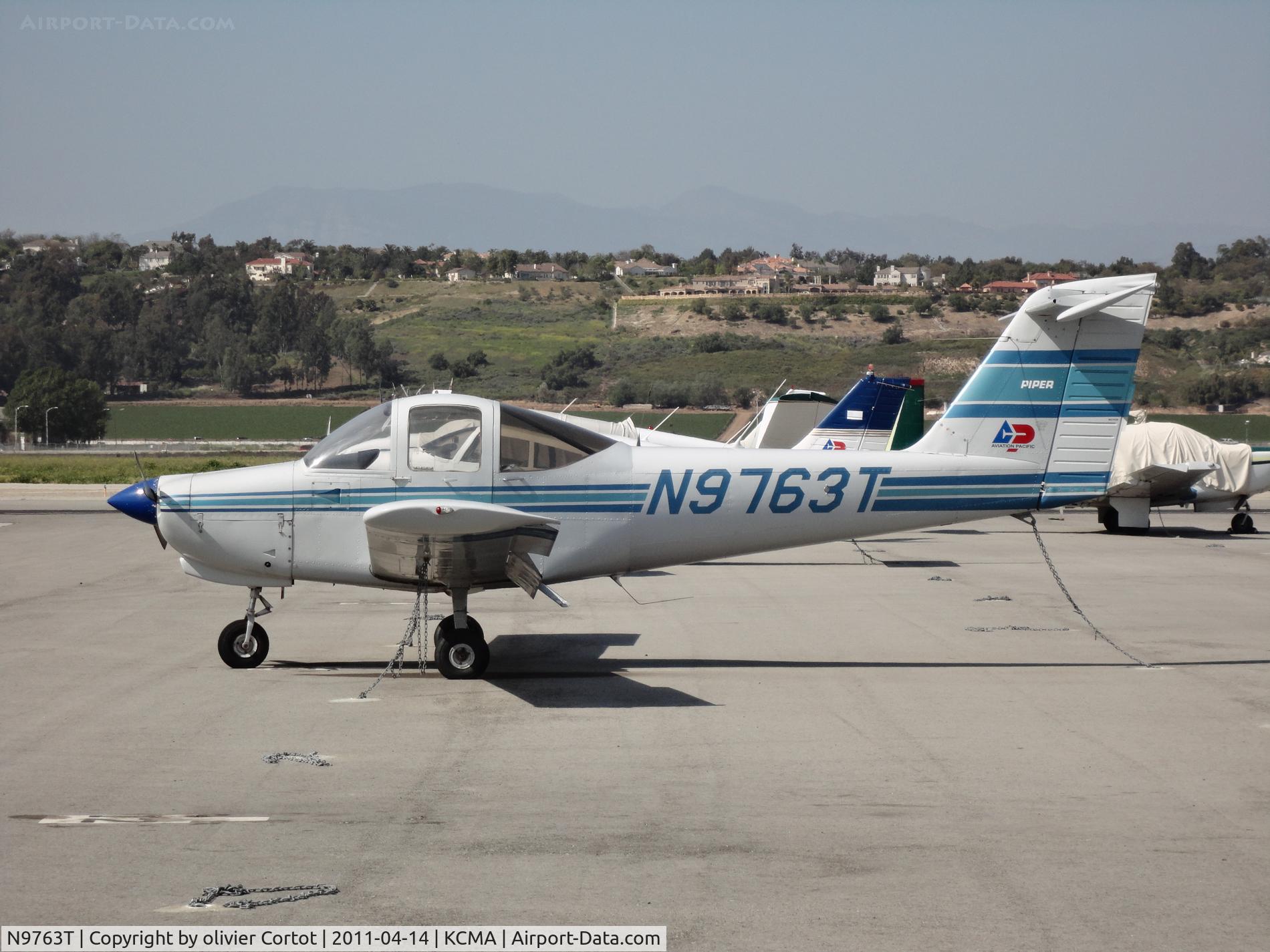 N9763T, 1978 Piper PA-38-112 Tomahawk Tomahawk C/N 38-78A0192, Camarillo