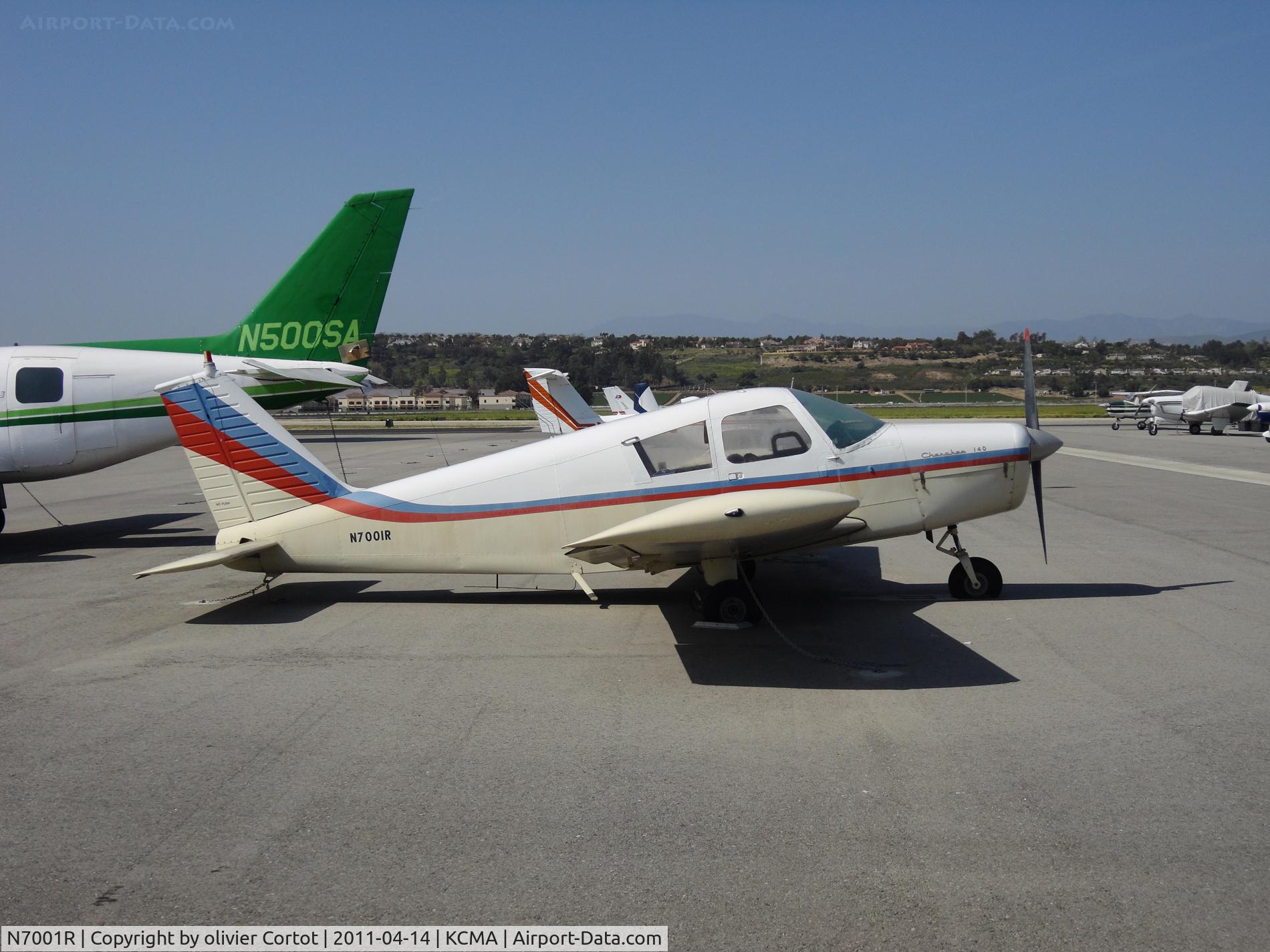 N7001R, 1966 Piper PA-28-140 Cherokee C/N 28-21694, camarillo