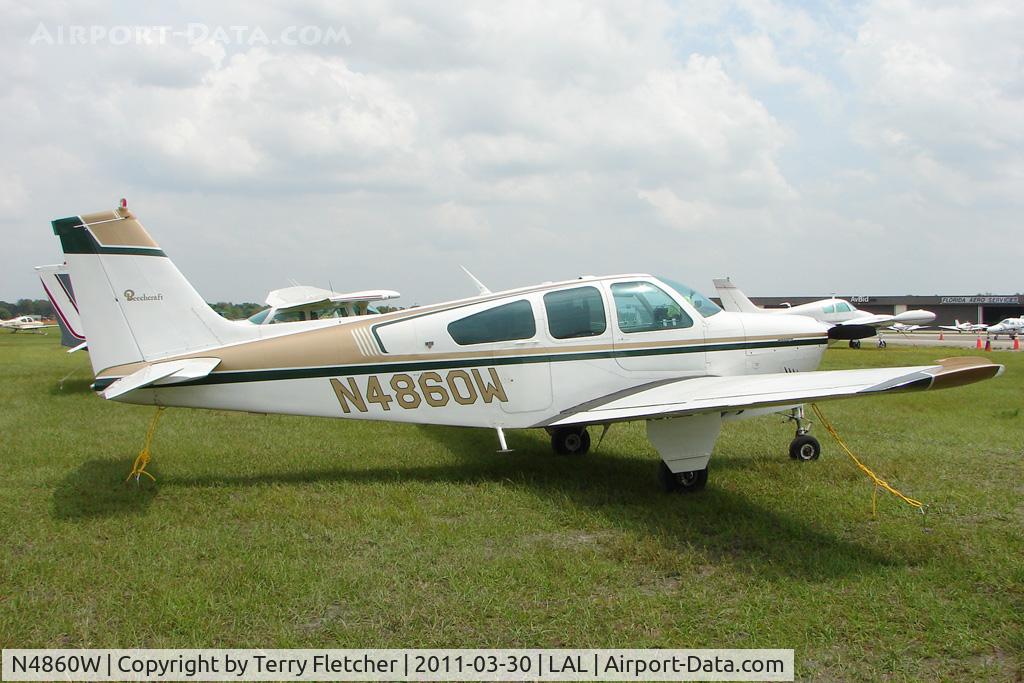 N4860W, 1966 Beech 35-C33A Debonair C/N CE-119, 2011 Sun n Fun Lakeland , Florida