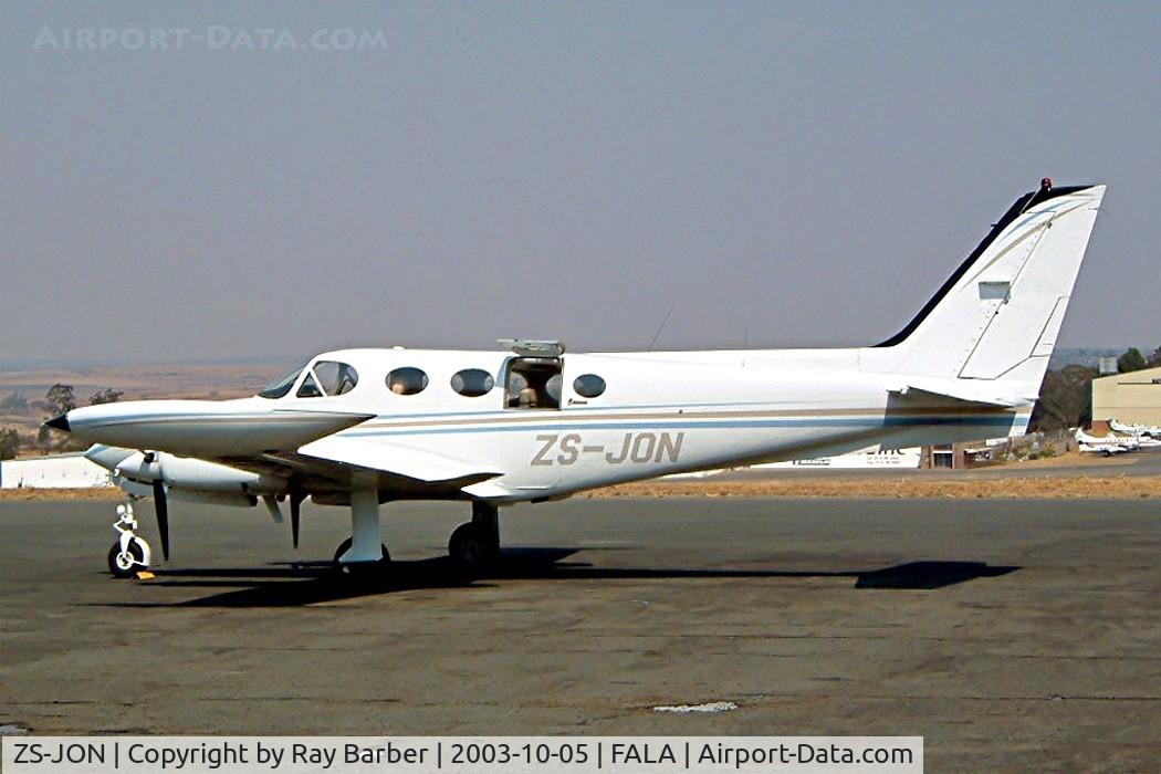 ZS-JON, Cessna 340 C/N 340-0360, Cessna 340 [340-0360] Lanseria~ZS 05/10/2003