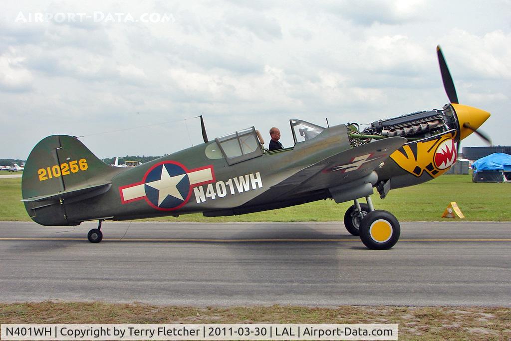 N401WH, 1942 Curtiss P-40K Warhawk C/N 42-10256, 2011 Sun n Fun Lakeland , Florida