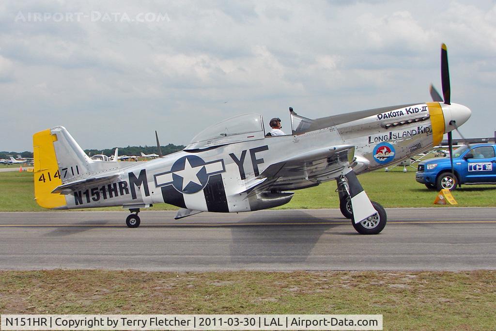 N151HR, 1945 North American P-51D Mustang C/N 12241064, 2011 Sun n Fun Lakeland , Florida